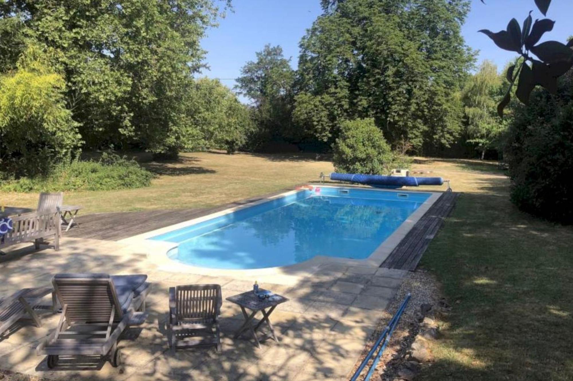 Beautiful 6 Bedroom House With Pool & Large Garden Le Pêchereau Buitenkant foto